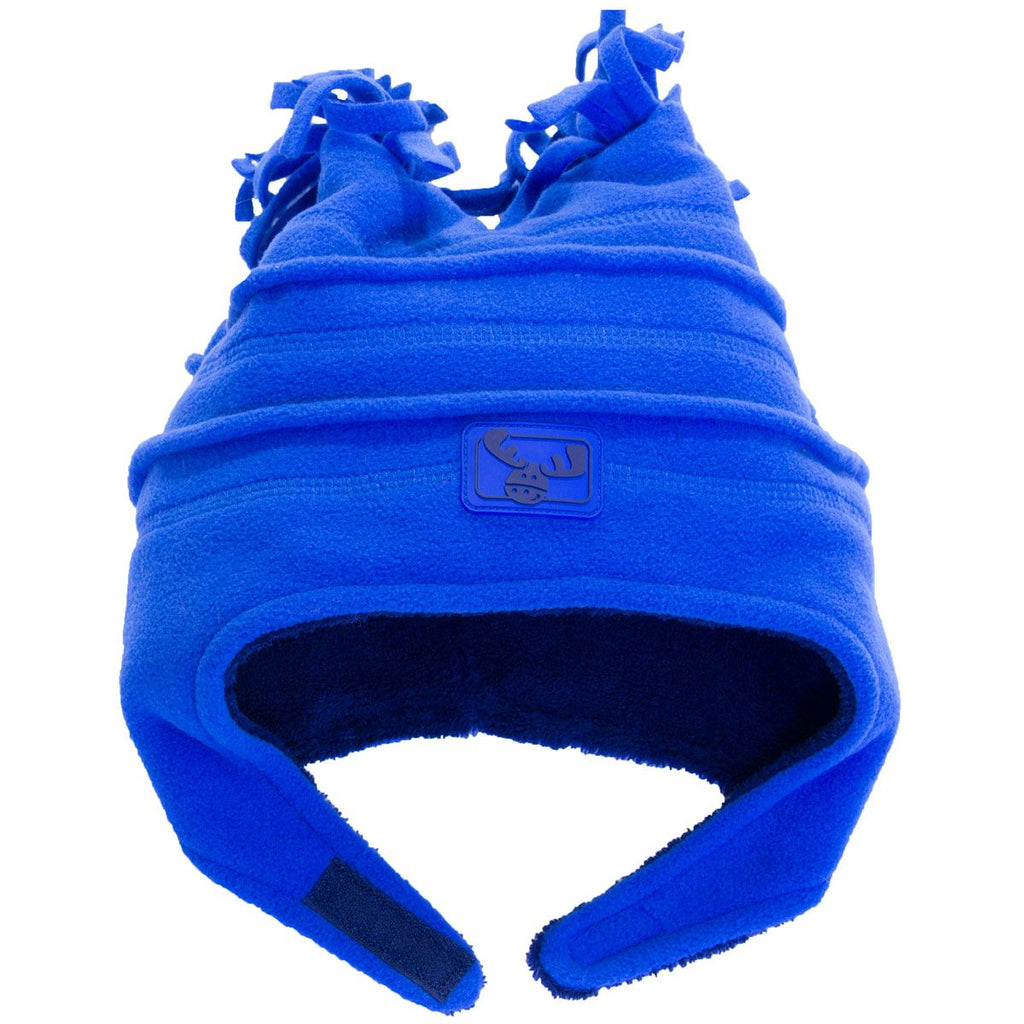 Calikids - Bonnet Polar 4 Pointes À Velcro Bleu Royal 3-9ms